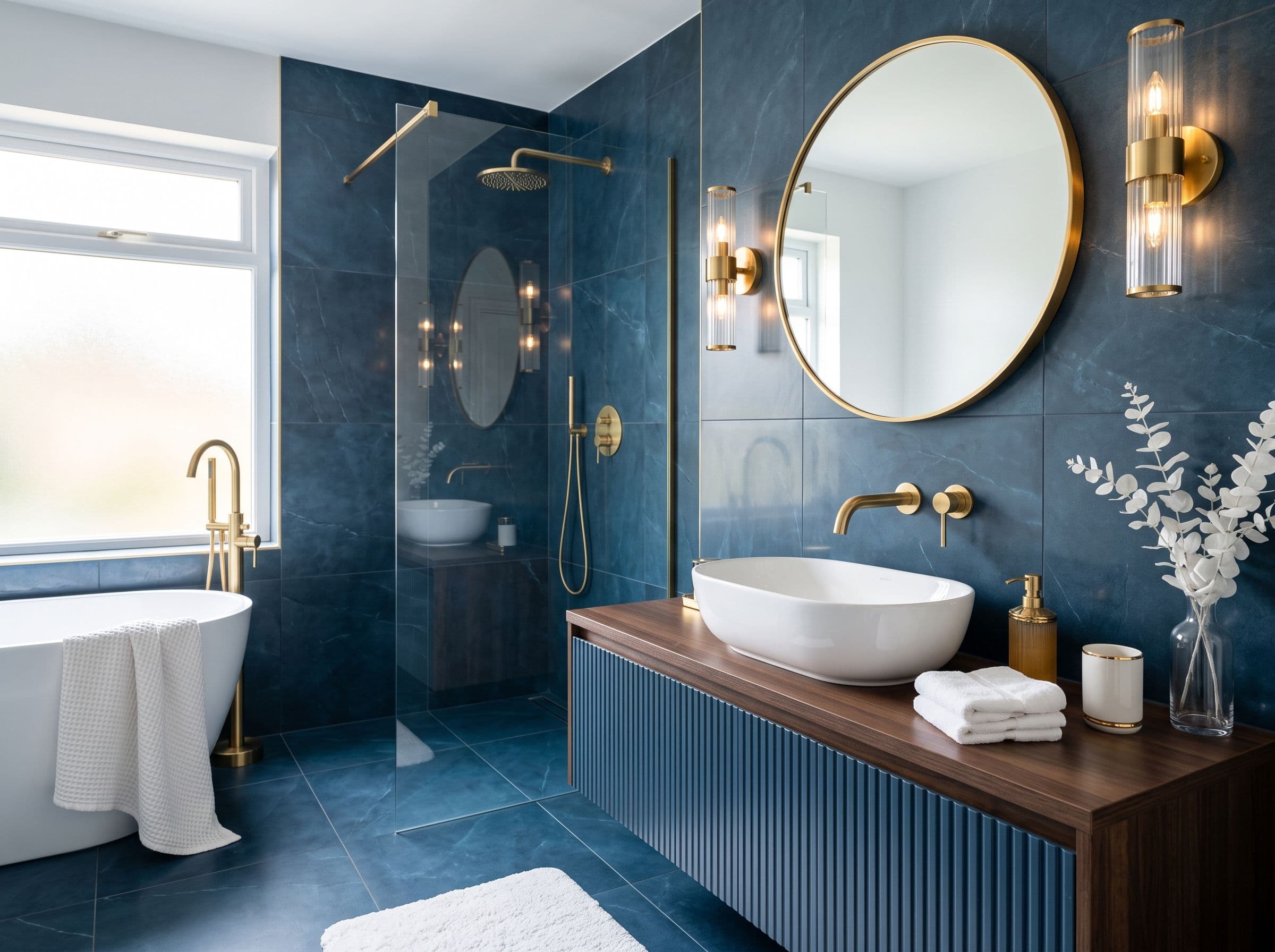 Rénovation salle de bains haut de gamme – Villa 4 chambres à Bertrange